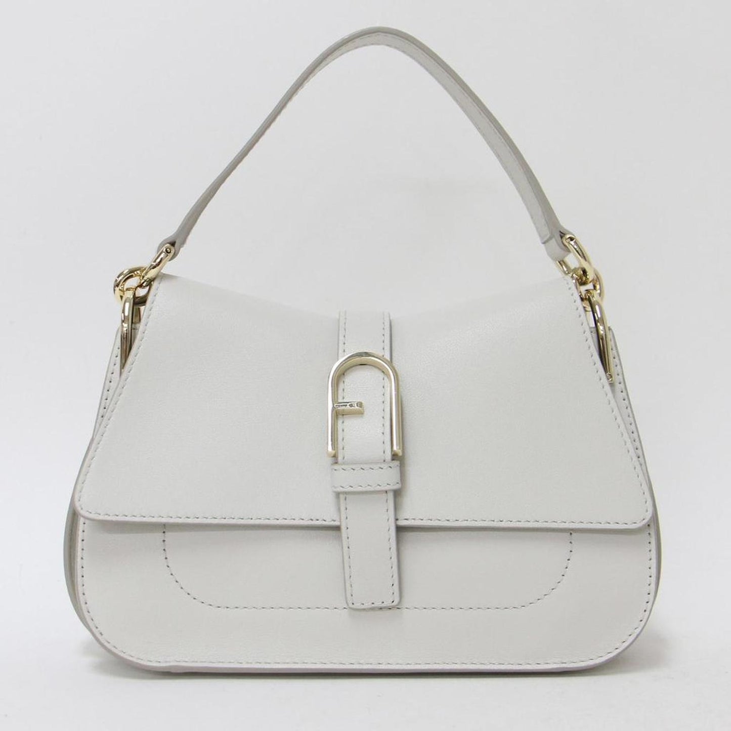 Leather Handbag Shoulder Bag (Pre-Owned)