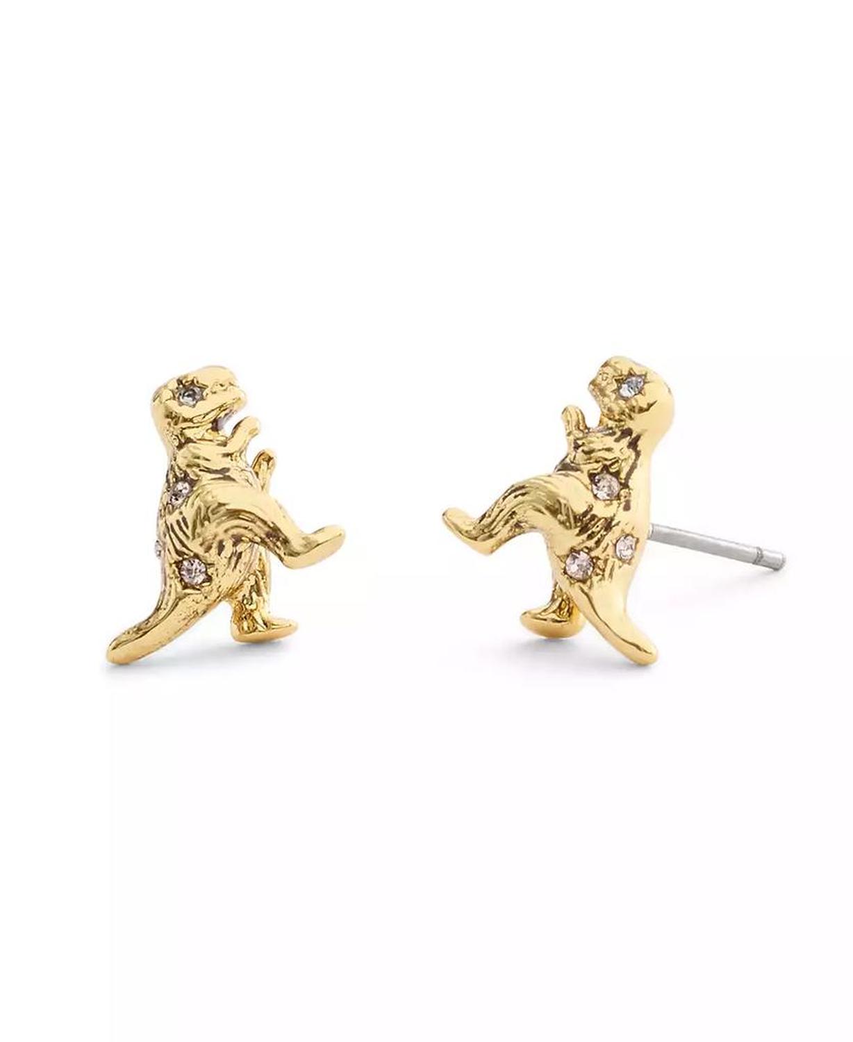 Gold Plated Rexy Stud Earrings