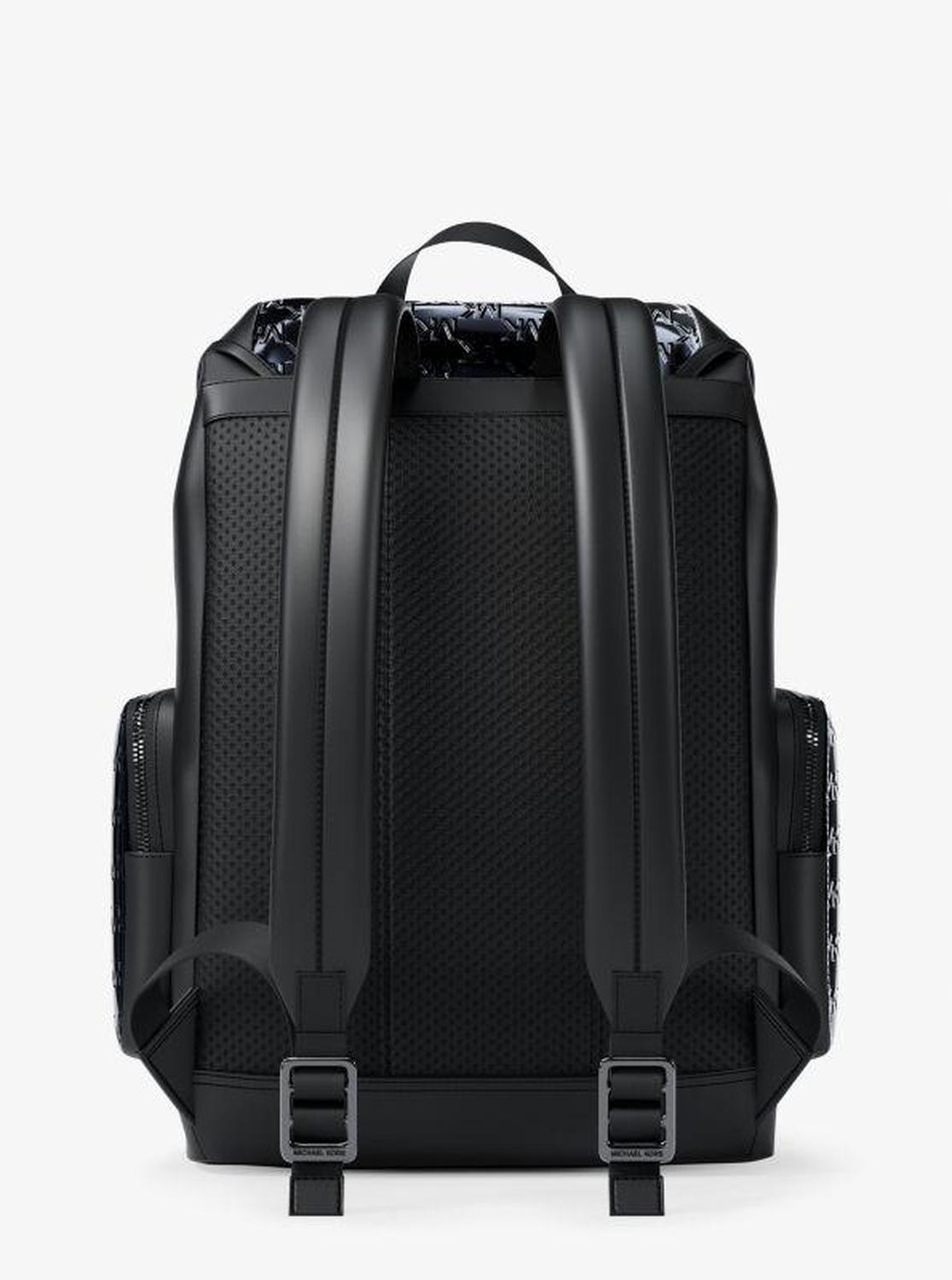 Cooper Medium Metallic Logo Debossed Backpack