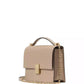 Deco Pebbled Leather Chain Shoulder Bag