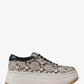 Hayes Snake Embossed Leather Platform Sneaker