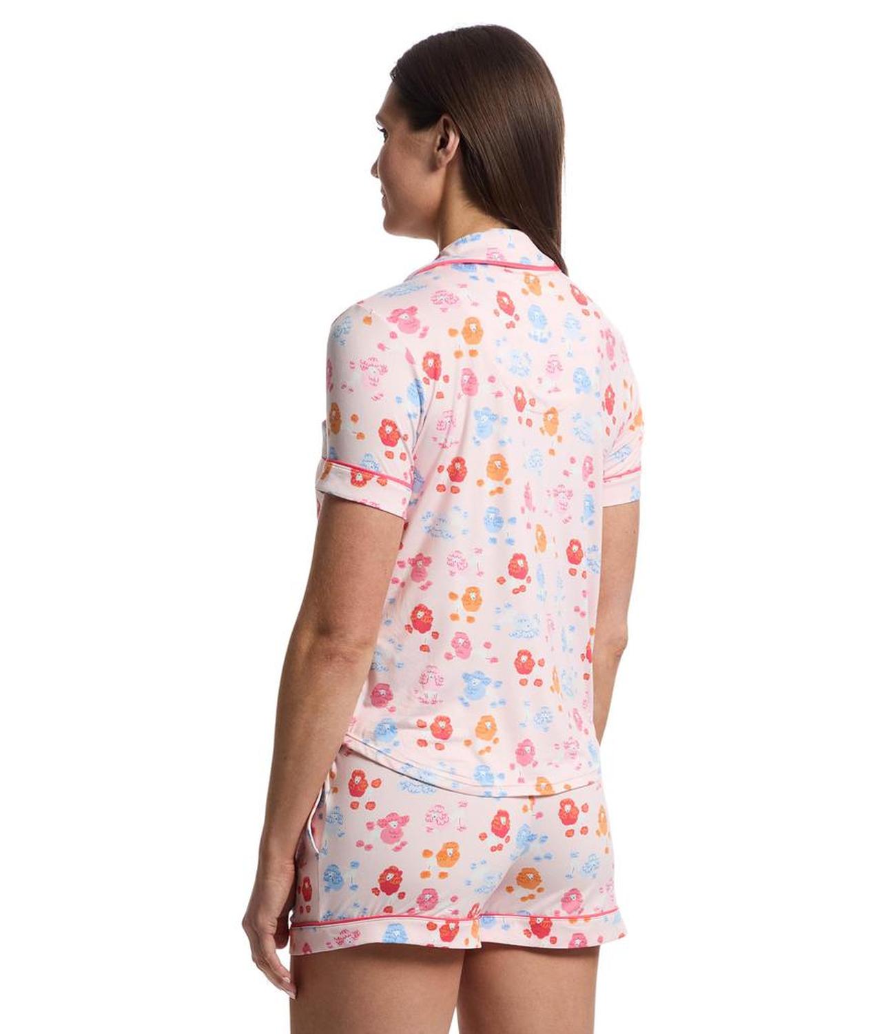 Short Sleeve Boxer PJ Set