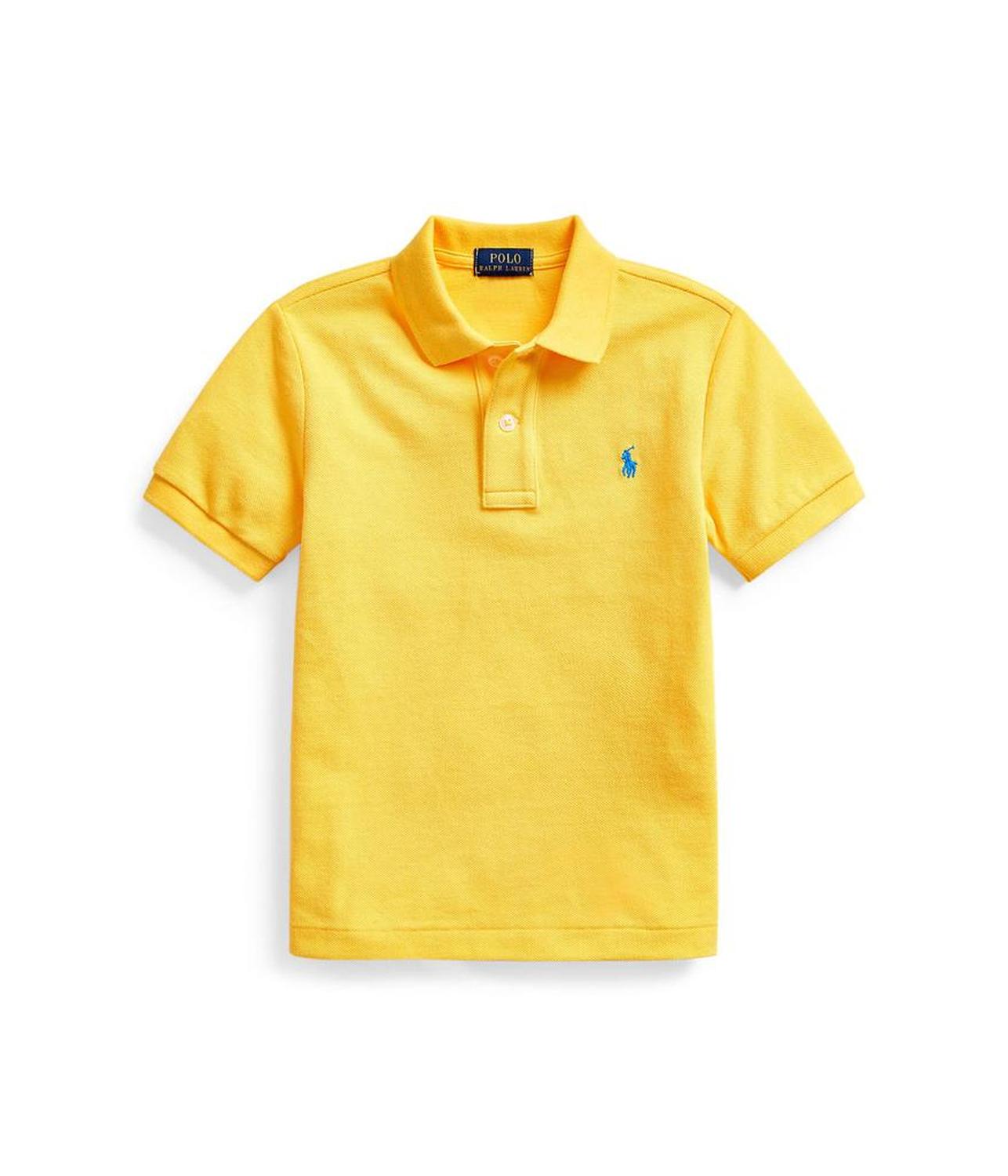 Cotton Mesh Polo Shirt (Little Kids)