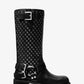 Crosby Grommeted Leather Moto Boot