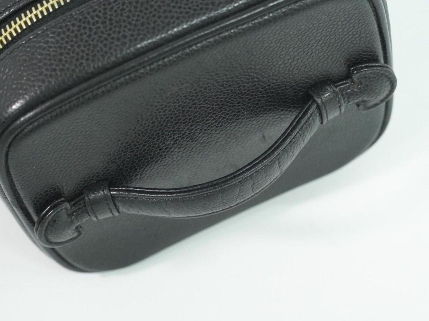 Chanel Vanity  Leather Clutch Bag (Pre-Owned)