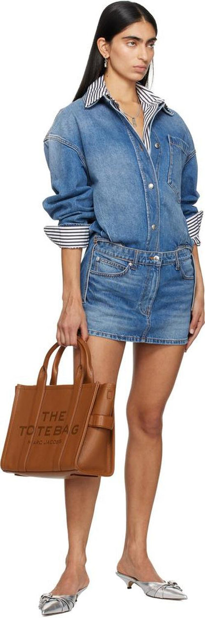 Brown 'The Leather Medium' Tote
