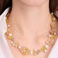 Gold-Tone Pastel Petals All-Around Necklace, 16-1/2" + 3" extender