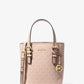 Quinn Extra-Small Signature Logo and Leather Convertible Tote Bag