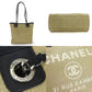 Chanel Deauville  Canvas Tote Bag (Pre-Owned)
