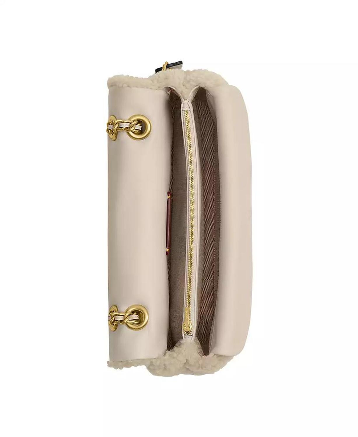 Tabby Medium Shearling Shoulder Bag 26