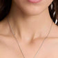 Silver-Tone Mama Elephant Stone Pendant Necklace, 16" + 3" extender