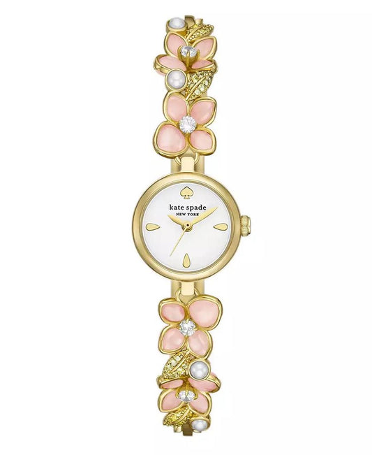 Women's Monroe Three-Hand Gold-Tone Stainless Steel Watch, 20mm