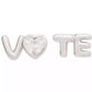 Silver-Tone Have Your Say Mini Stud Earrings