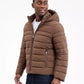 Men's Dressy Hooded Stretch Packable Jacket