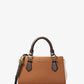 Marilyn Small Color-Block Saffiano Leather Messenger Bag