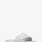 Suki Embellished Metallic Slide Sandal