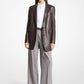 Leather Boyfriend Blazer