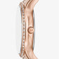 Mini Sage Pavé Rose Gold-Tone Watch