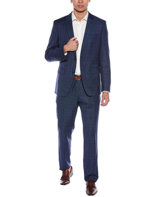 2pc Huge Slim Fit Wool Suit