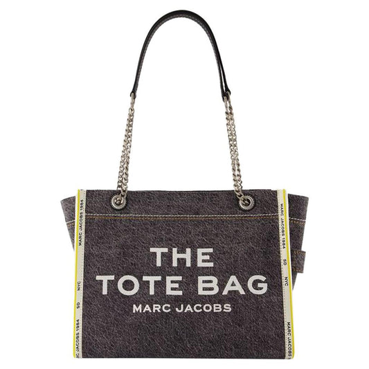 The Medium Tote -  - Cotton - Black