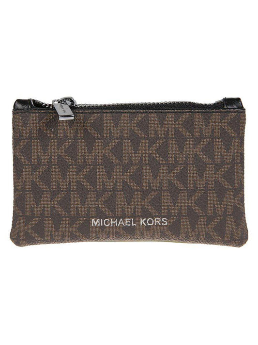 Michael Kors Allover Logo Printed Clutch Bag