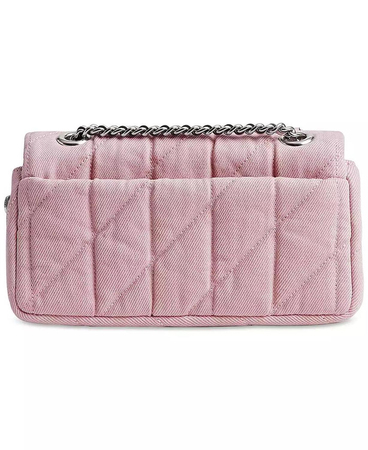 Tabby 20 Quilted Denim Shoulder Bag