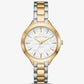 Aspyn Two-Tone Watch
