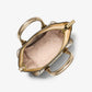 Avril Extra-Small Metallic Leather Satchel