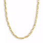 Gold Plated Interlocking Collar Necklace