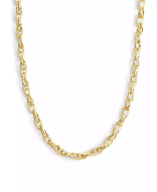 Gold Plated Interlocking Collar Necklace