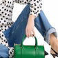 Spade Icon Small Leather Barrel Bag
