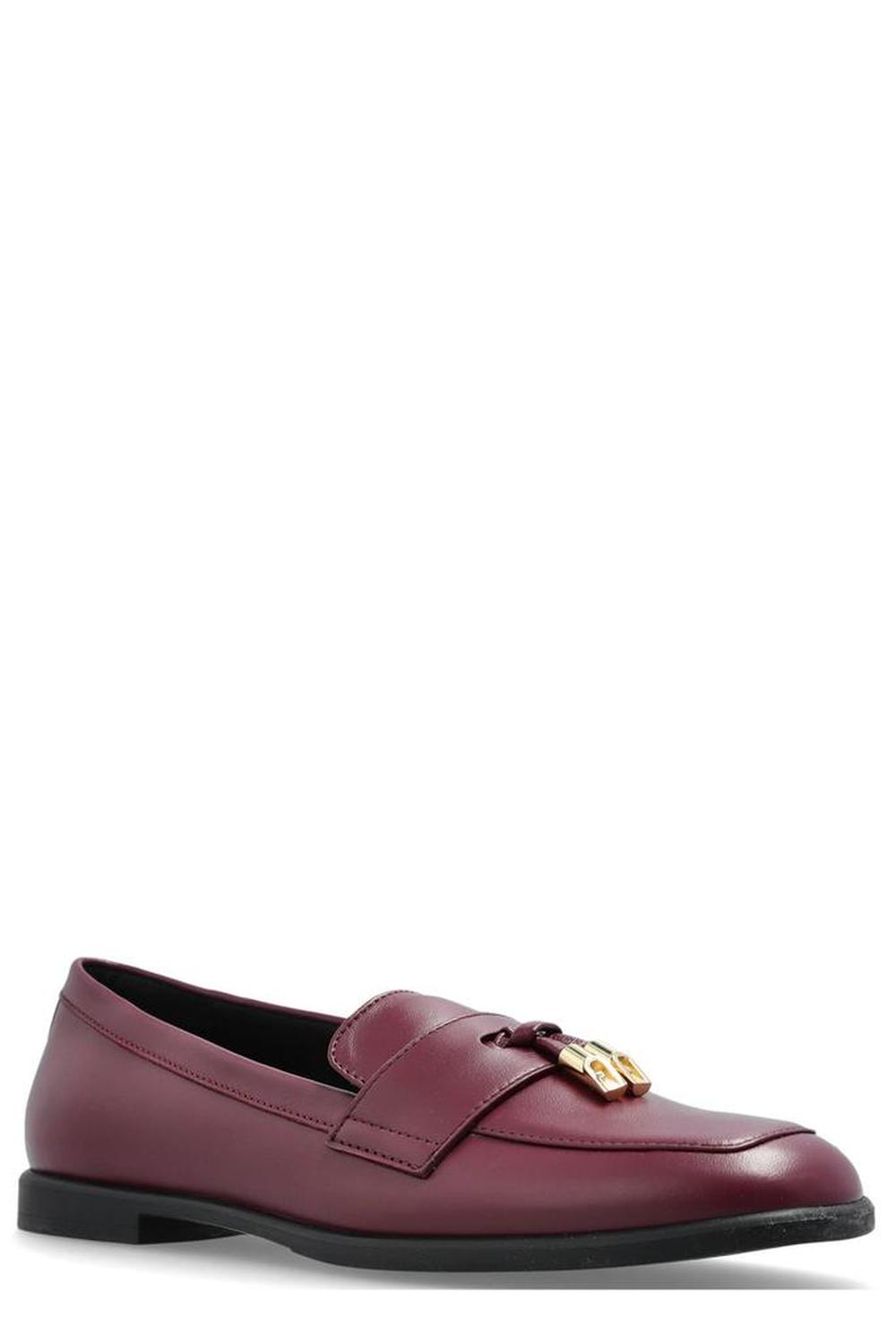 Furla Goccia Bow Detailed Loafers