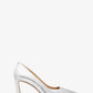 Darrah Crackled Metallic Leather Pump