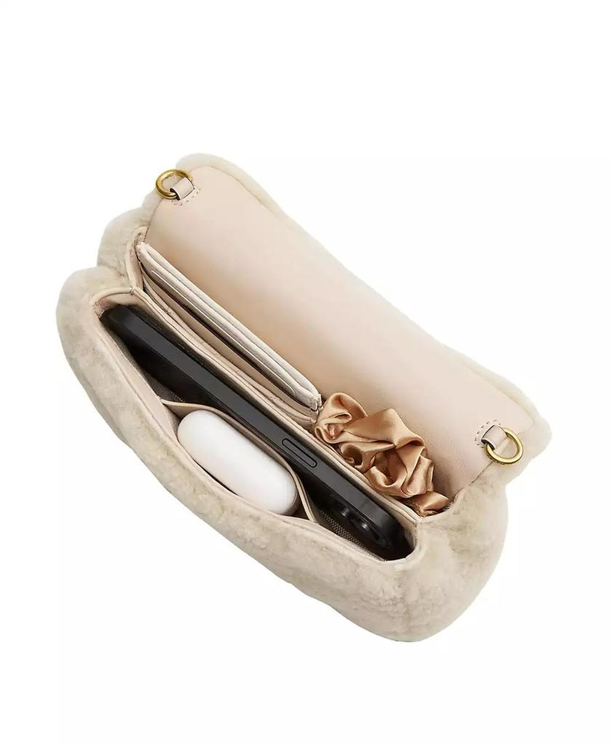 Tabby Mini Shearling Crossbody Bag 19