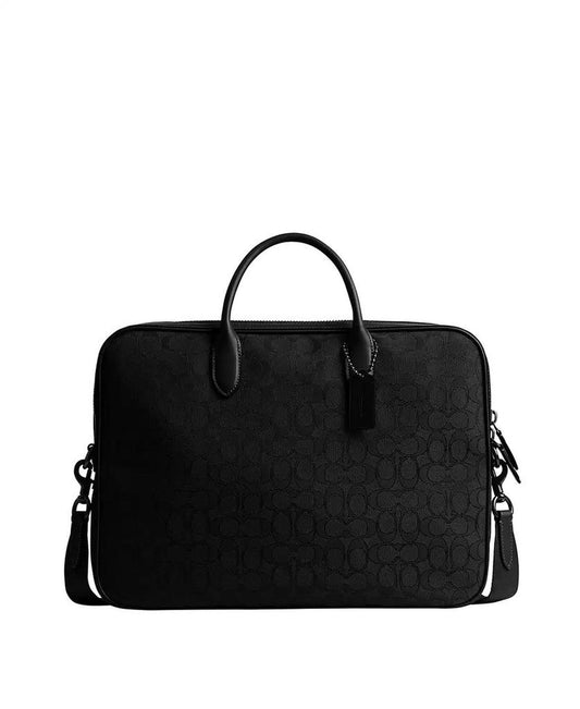 Men's Theo Work Signature Jacquard Bag