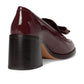 Deco Bow Patent Leather Heeled Loafers
