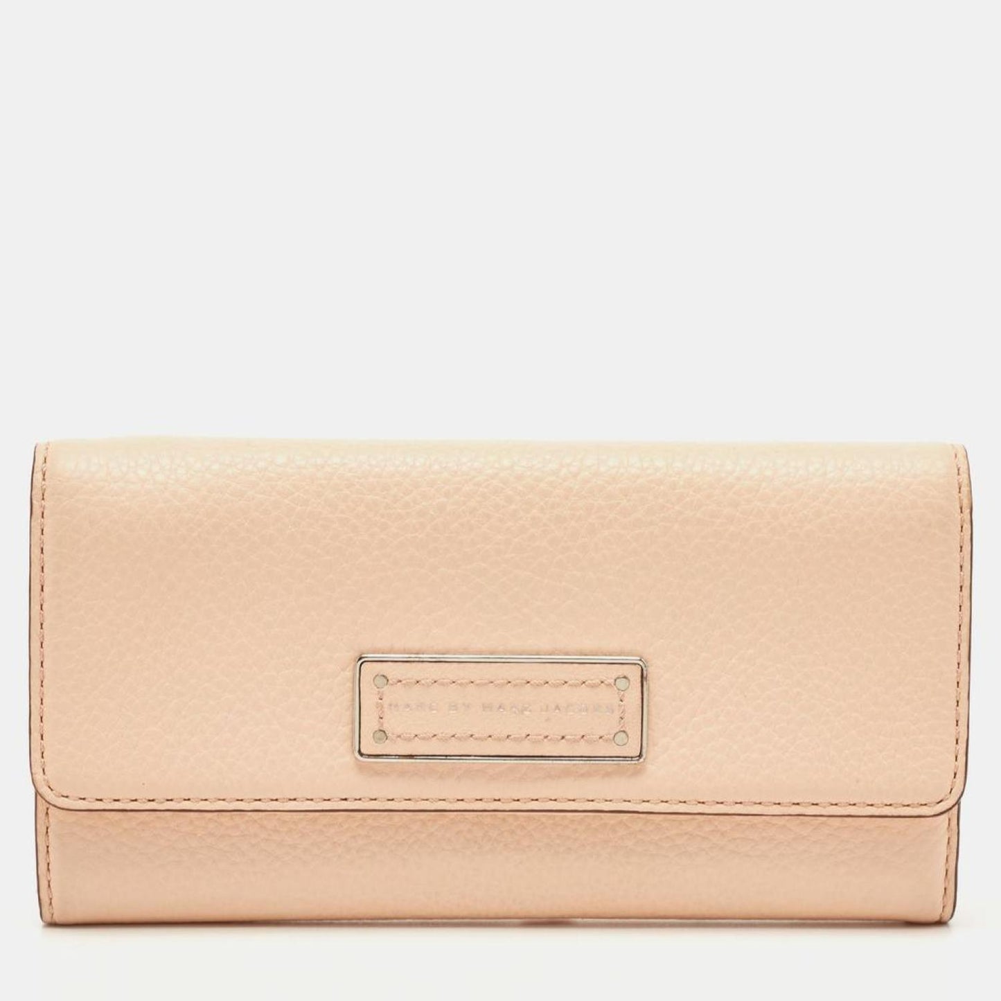 Marc By Marc Jacobs Peach Leather Too Hot To Handle Trifold Wallet