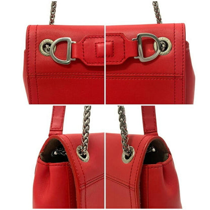 Color  Leather Shoulder Bag (Pre-Owned)
