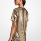 Sequined Jersey Oversized T-Shirt