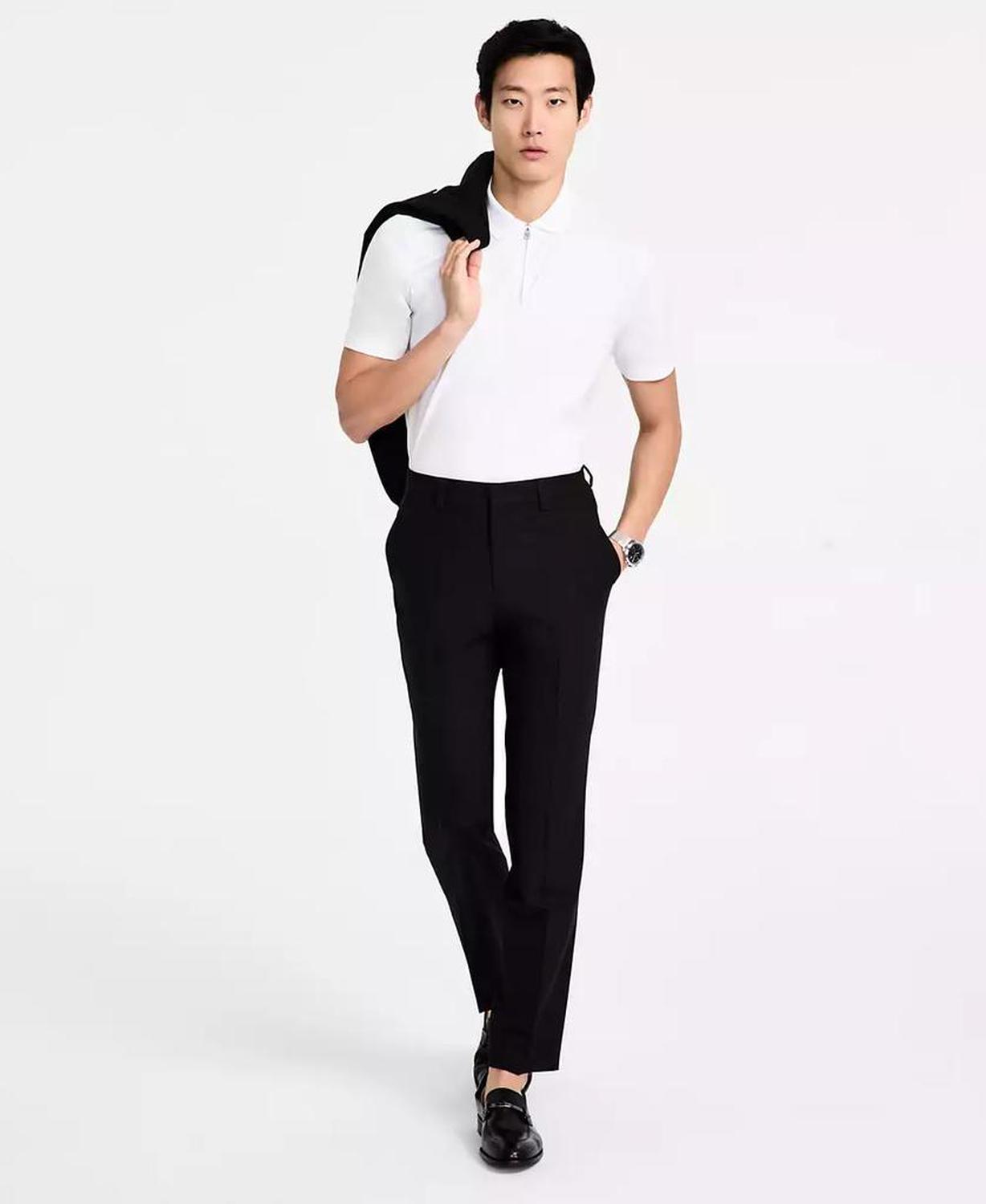 Men's Modern-Fit Wool Blend Suit