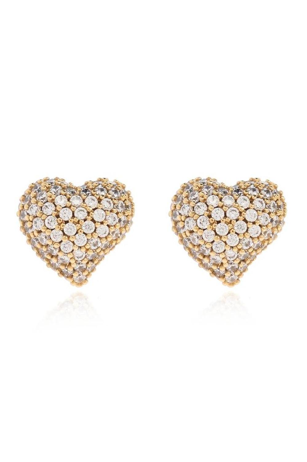 Kate Spade Heart Shaped Embellished Earrings
