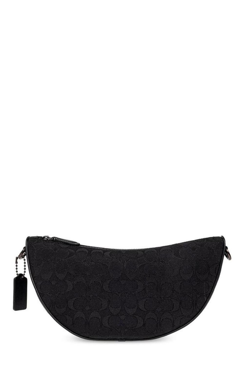 Coach Monogrammed Zipped Shoulder Bag