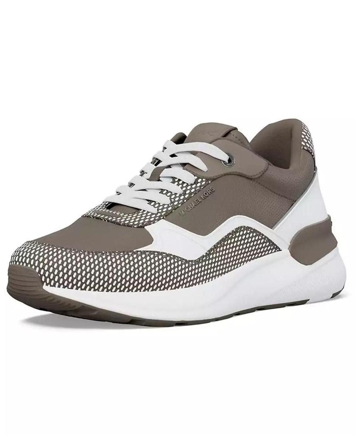 Men's Trevor Leather & Mesh Trainers