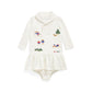 Fair Isle Shawl Cotton Dress & Bloomer (Infant)