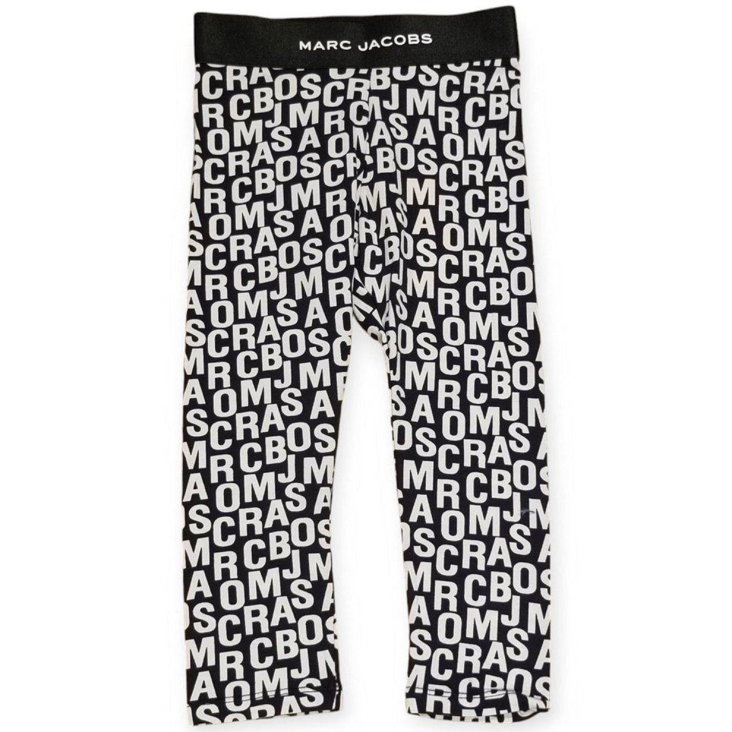 The Marc Jacobs Kids Logo Monogram Leggings