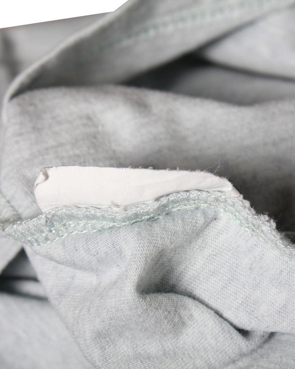 Chest Pocket Logo T-Shirt in Grey Cotton