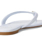 Spade Flower Smooth Leather Flip Flop