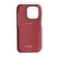 Morgan Color-Blocked Saffiano Wrapped Leather Phone Case Cardholder 14 Pro