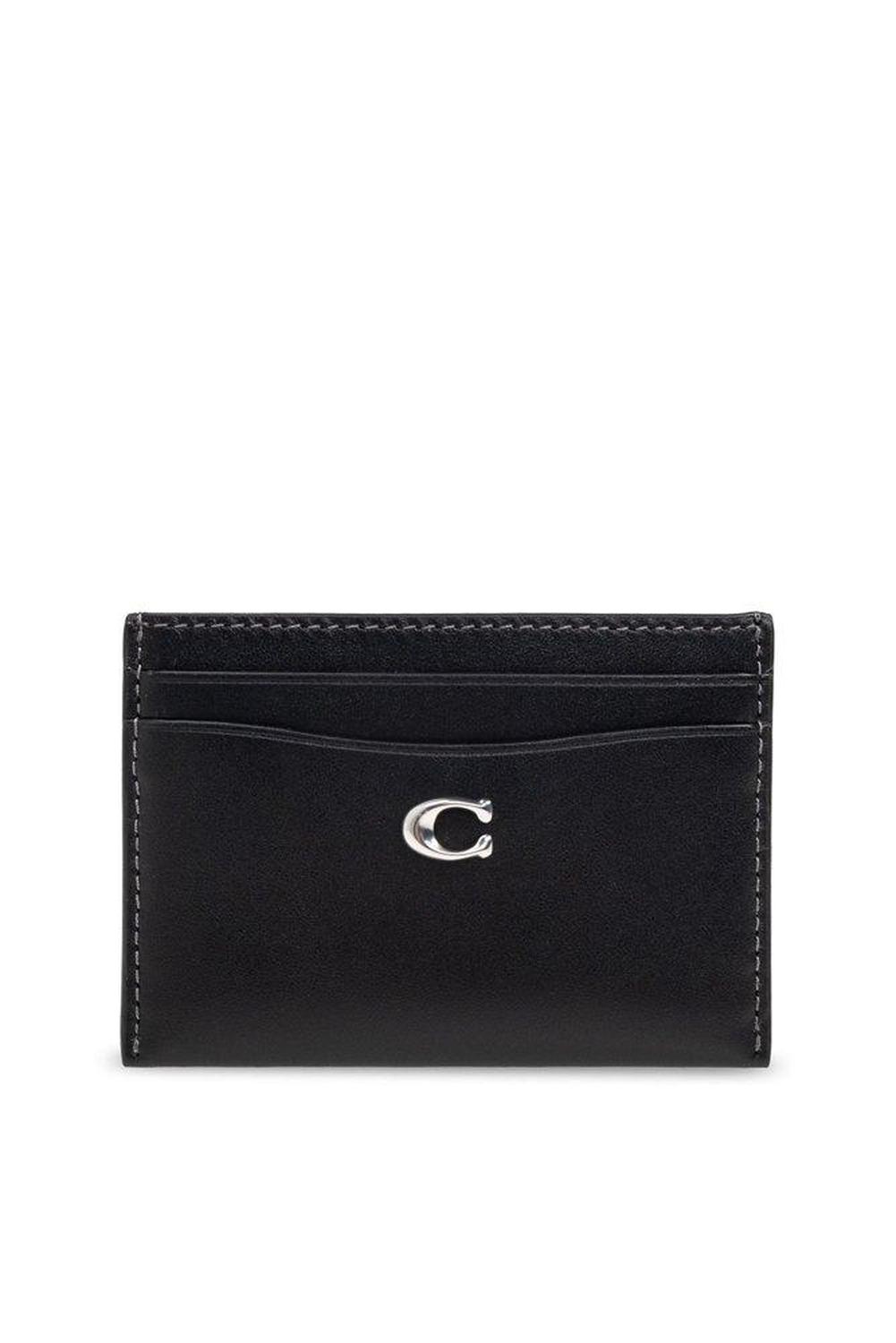 Coach Logo-Plaque Open Top Card Holder