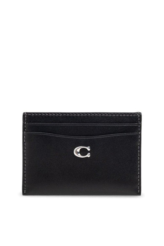 Coach Logo-Plaque Open Top Card Holder